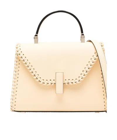 Valextra Flip Shoulder Bag In Nude