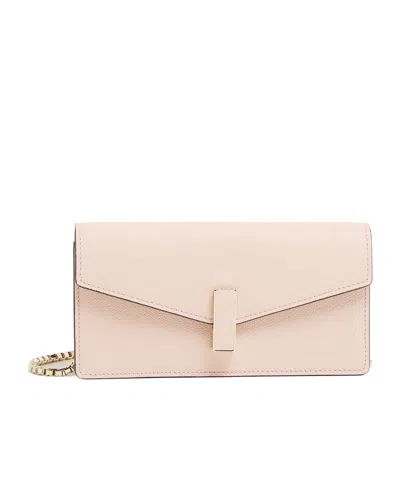 Valextra Goldtoned Singlehandle Bag In Pink