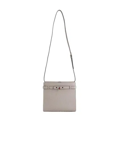 Valextra Grained-leather Crossbody Bag