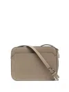 Valextra Grained Leather Crossbody Bag In Neutrals