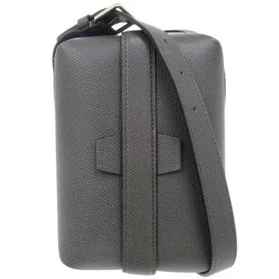 Pre-owned Valextra Gray Leather Shoulder Bag ()
