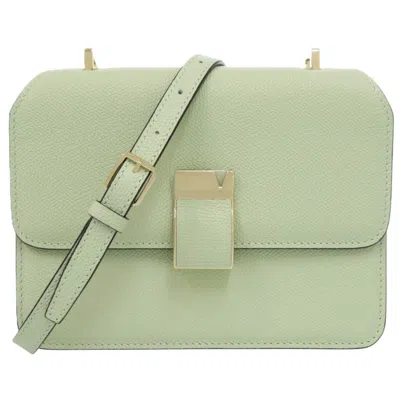 Pre-owned Valextra Green Leather Shoulder Bag ()