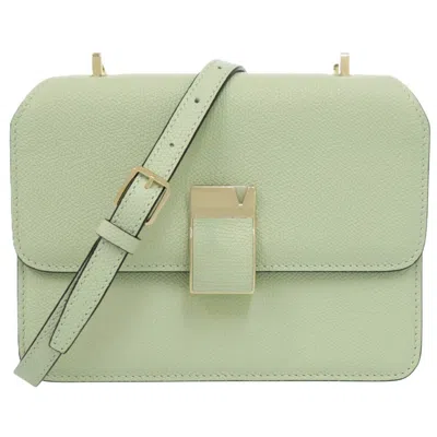 Pre-owned Valextra Green Leather Shoulder Bag ()