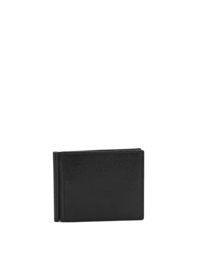 Valextra "grip Semplice" Wallet In Black
