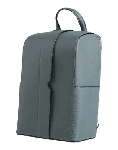Valextra Handbags - Backpacks In Military Green - Slate Blue