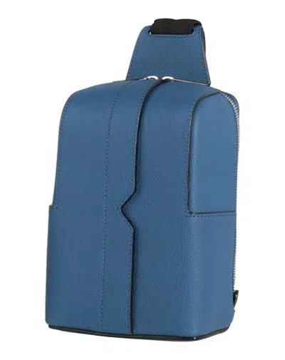 Valextra Handbags - Backpacks In Sky Blue - Lime Green - Blue