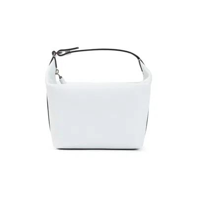 Valextra Ice Calf Leather Mochi Pouch Bag In Blue