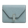 Valextra Iside 3 Cc Folding Wallet In Green