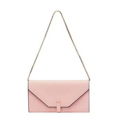 Valextra Iside Chain-strap Leather Bag In Pink