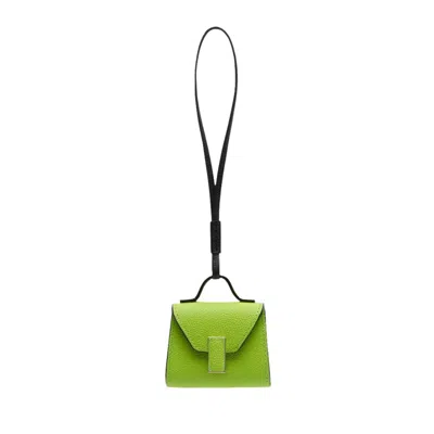 Valextra Iside Charm In Green