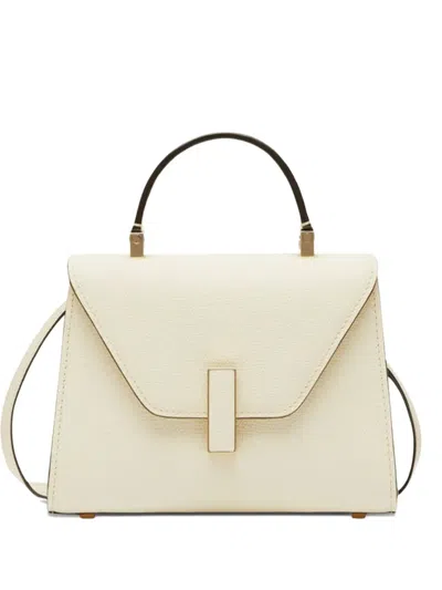 Valextra Iside Cross Body Bag In Neutral