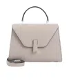 Valextra Iside Crossbody Micro Bag In Gray