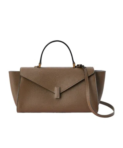 Valextra Iside Editor Bag In Brown