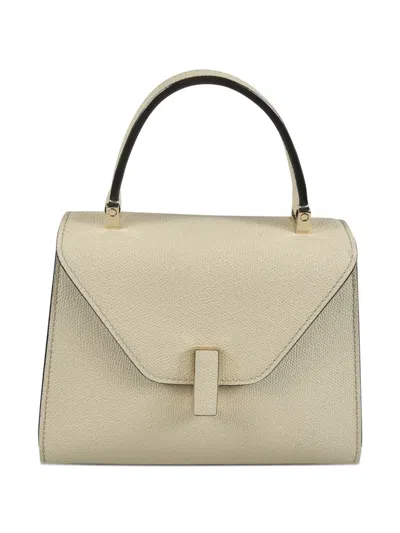 Valextra Iside Flap Tote Bag In Neutral