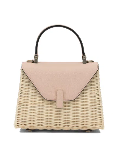 Valextra "iside" Handbag Small In Beige