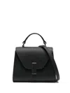 Valextra Iside Leather Belt Bag In Black