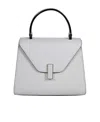 Valextra Iside Leather Crossbody Bag In White