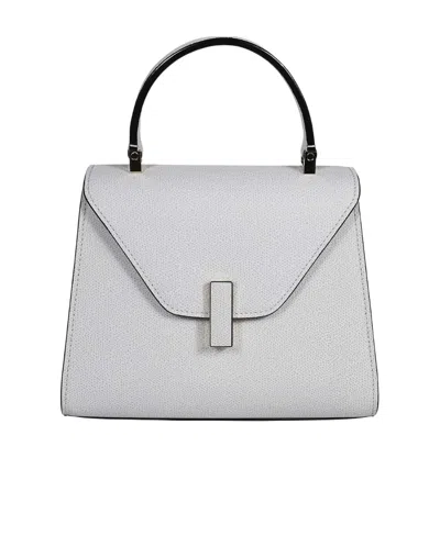 Valextra Iside Leather Crossbody Bag In White
