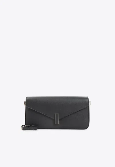 VALEXTRA ISIDE LEATHER SHOULDER BAG