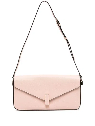 Valextra Iside Leather Shoulder Bag