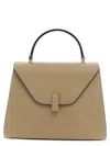 Valextra Taupe Iside Medium Satchel
