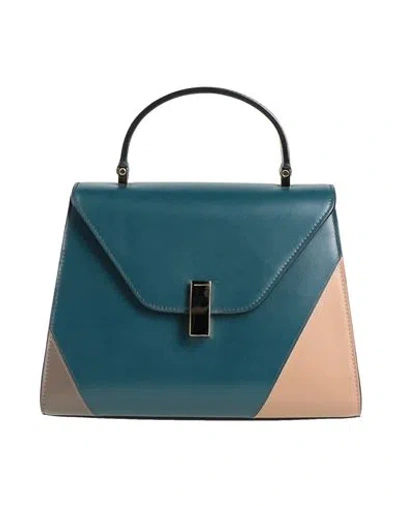 Valextra Iside Medium Woman Handbag Deep Teal Size - Leather In Green