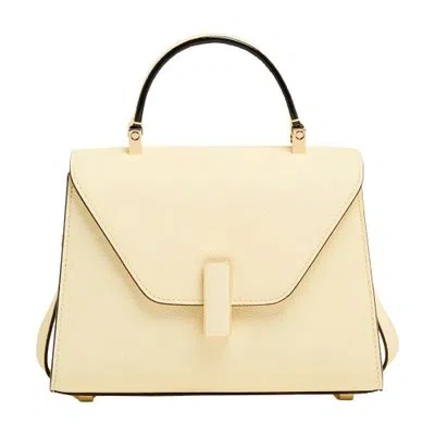 Valextra Iside Micro Bag In Off-white