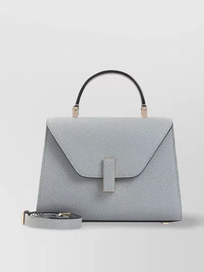 Valextra Iside Micro Crossbody Bag In Blue