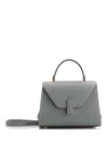 Valextra Iside Medium Textured-leather Tote In Polvere