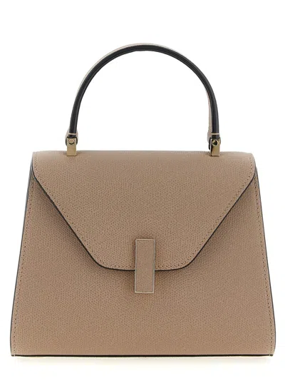 Valextra 'iside' Mini Handbag In Neutral