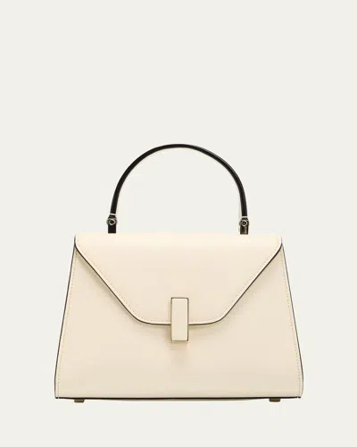 Valextra Iside Mini Leather Satchel Bag In Pergamena