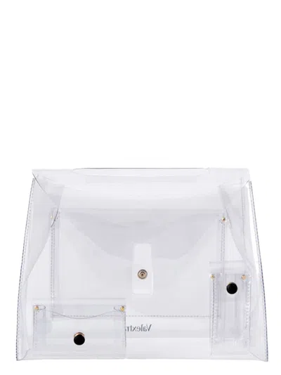 Valextra Iside Mini Raincoat In White