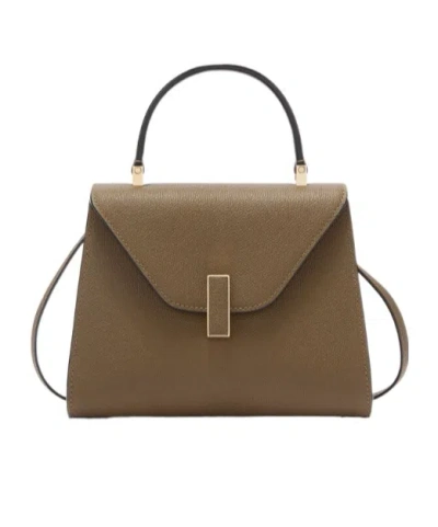 Valextra Iside Mini Shoulder Bag In Brown