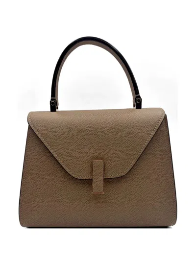 Valextra "iside" Mini Tote Bag In Brown