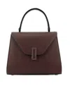 Valextra Iside Mini Tote Bag In Burgundy