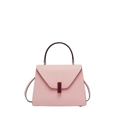 Valextra Iside Quarzo Top Handle Mini B In Pink