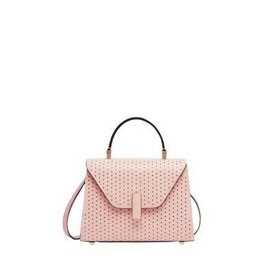 Valextra Iside Senses Crossbody Micro B In Pink