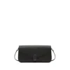 Valextra Iside Flap Leather Shoulder Bag In Black