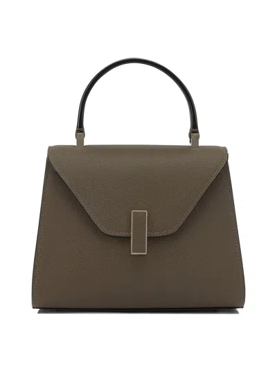 Valextra "iside" Small Handbag In Beige