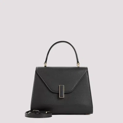 Valextra Iside Top Handle Mini Bag In Black