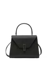 Valextra Iside Top Handle Mini Bag Black
