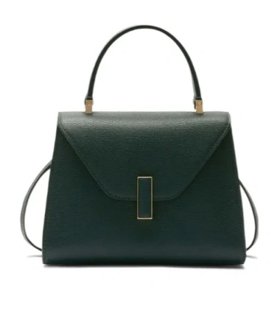 Valextra Iside Top Handle Mini Bag In Green