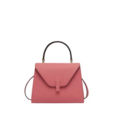 Valextra Iside Top Handle Mini Bag In Pink
