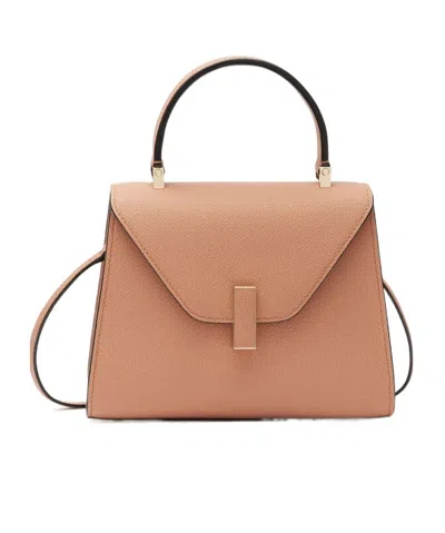 Valextra Iside Top Handle Mini Bag In Pink