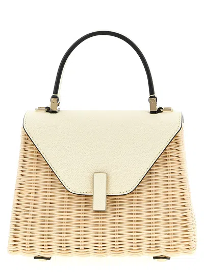 Valextra Iside Vimini Hand Bags Beige In Nude