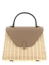 Valextra Medium Handbag Featuring Woven Texture In Brown