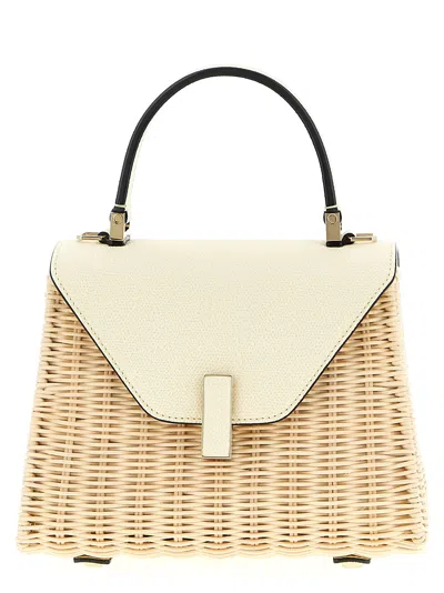 Valextra Iside Vimini Mini Handbag In Neutral