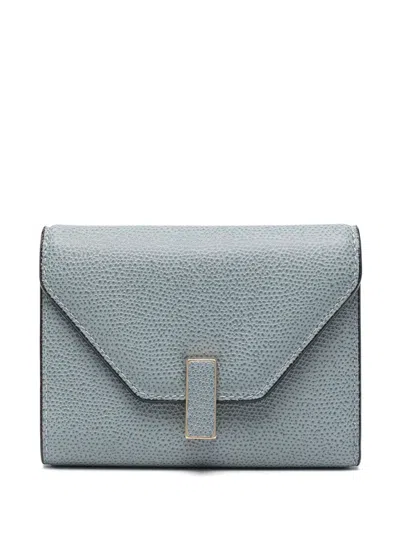 Valextra Iside Wallet In Blue