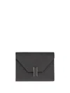 Valextra Iside Wallet In Grey