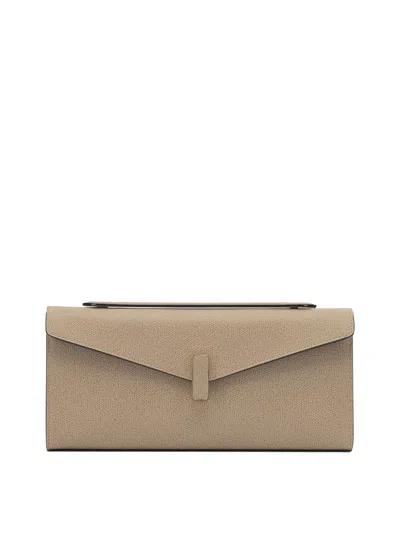Valextra "isis" Clutch With Shoulder Strap